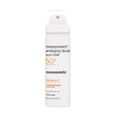 Mesoestetic mesoprotech® antiaging facial sun mist spray solare viso spf50+ 60ml