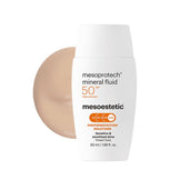 Mesoestetic mesoprotech® mineral fluid protezione solare per pelli sensibili spf50+ 50ml